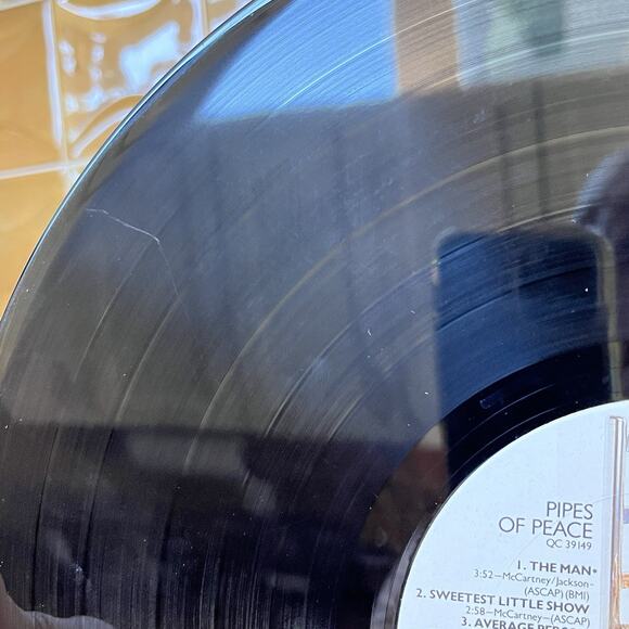 Paul McCartney Pipes Of Peace Vinyl LP Gatefold 1983 Columbia AL 39149 - Picture 8 of 12